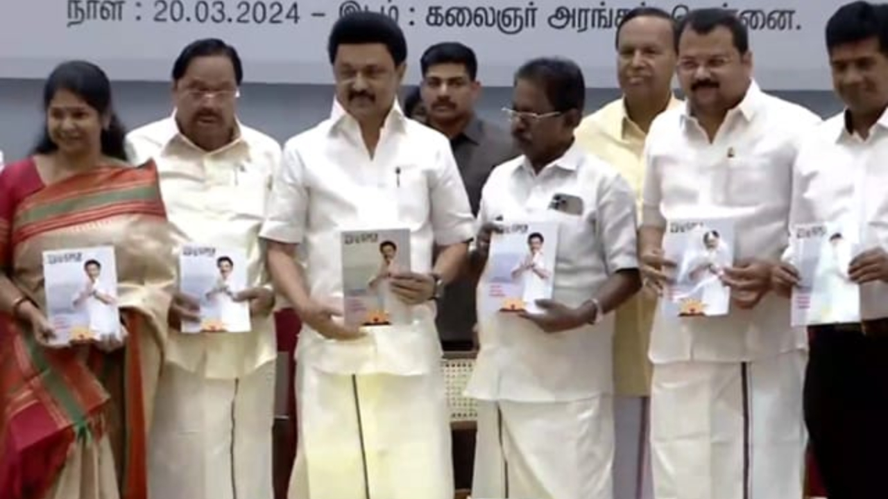 DMK releases first list of candidates and manifesto for Lok Sabha elections